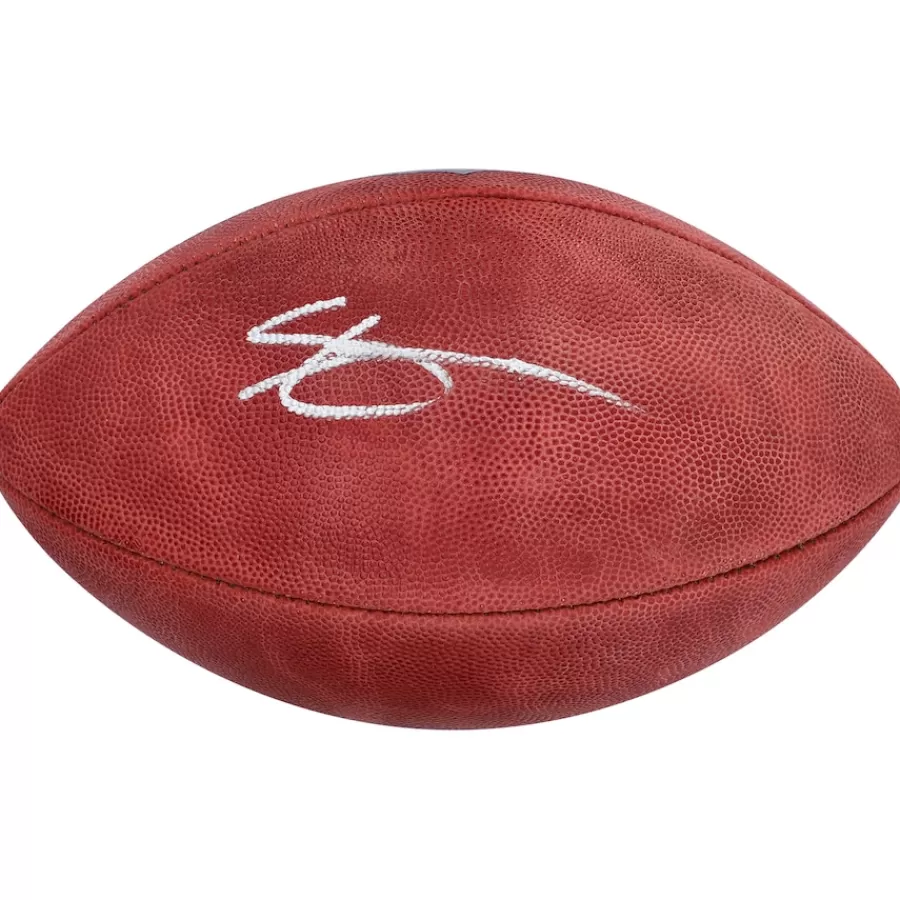 New York Jets Autographed Items | Footballs^Ahmad Sauce Gardner Autographed NFL Duke Full Color Football
