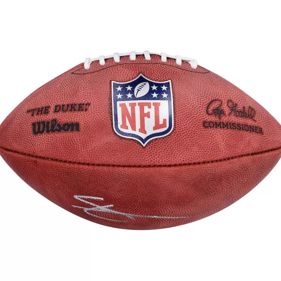 New York Jets Autographed Items | Footballs^Ahmad Sauce Gardner Autographed NFL Duke Full Color Football
