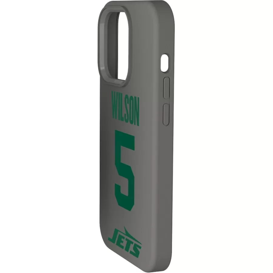 New York Jets Phone Cases | Electronics^Keyscaper Garrett Wilson Gray Ready Soft Touch IPhone Case