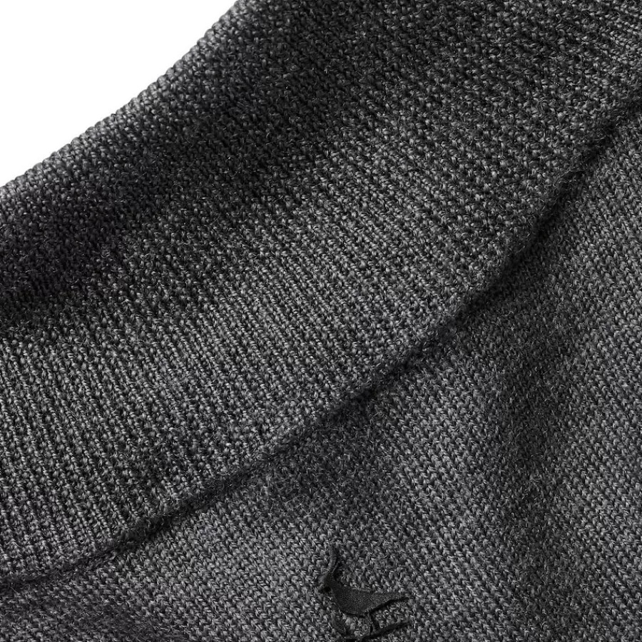 New York Jets Sweaters & Dress Shirts | Sweatshirts & Fleece^Men's Charles Tyrwhitt Gray Merino Quarter-Zip Pullover Sweater