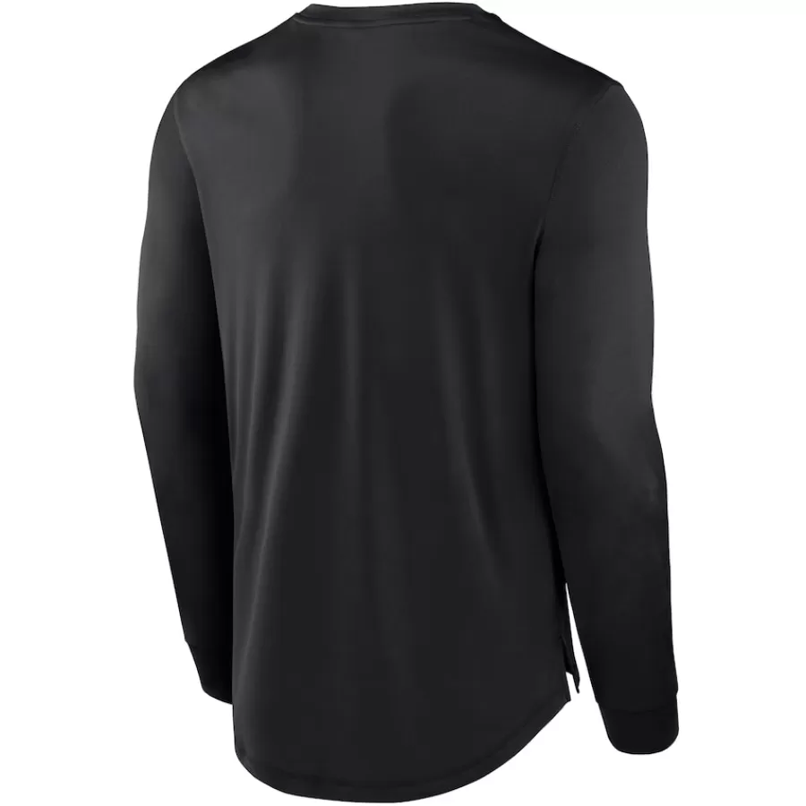New York Jets T-Shirts | Men^Men's Fanatics Black Blackout Long Sleeve T-Shirt