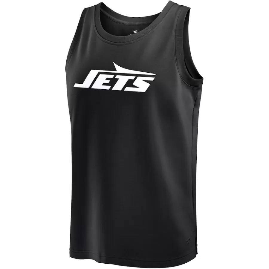 New York Jets Tank Tops^Men's Fanatics Black Elements Tank Top