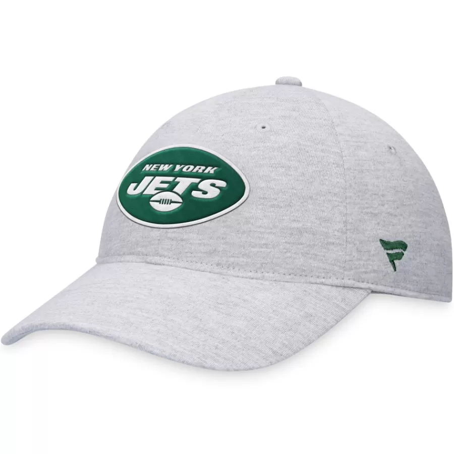 New York Jets Hats | Men^Men's Fanatics Heather Gray Adjustable Hat
