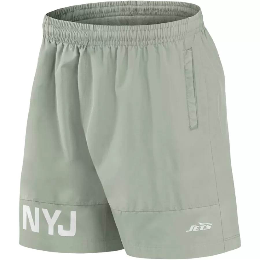 New York Jets Shorts & Pants^Men's Fanatics Light Green Elements Shorts
