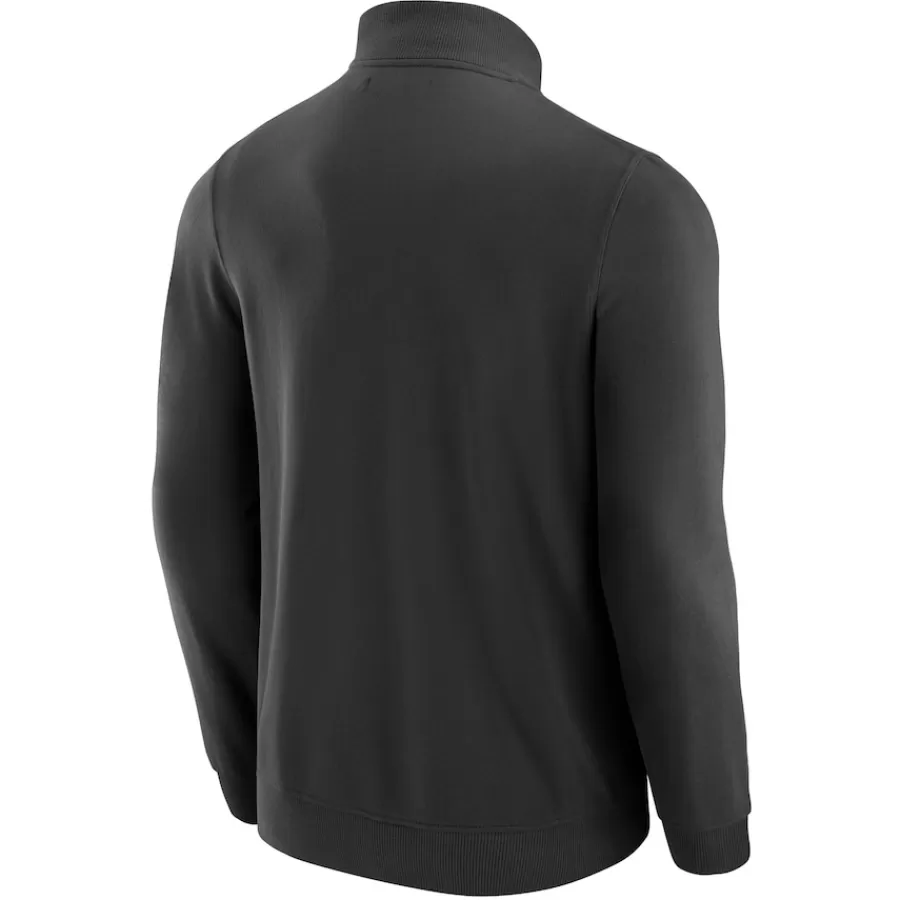 New York Jets Sweaters & Dress Shirts | Sweatshirts & Fleece^Men's J. Palmer Black QB1 Full-Zip Sweatshirt
