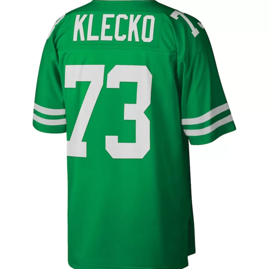 New York Jets Replica | Throwback^Men's Mitchell & Ness Joe Klecko Kelly Green Legacy Replica Jersey