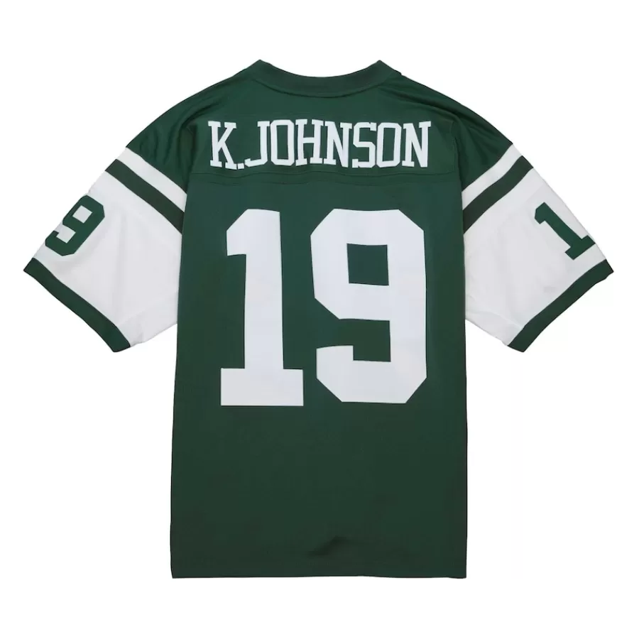 New York Jets Replica | Throwback^Men's Mitchell & Ness Keyshawn Johnson Green Legacy Replica Jersey