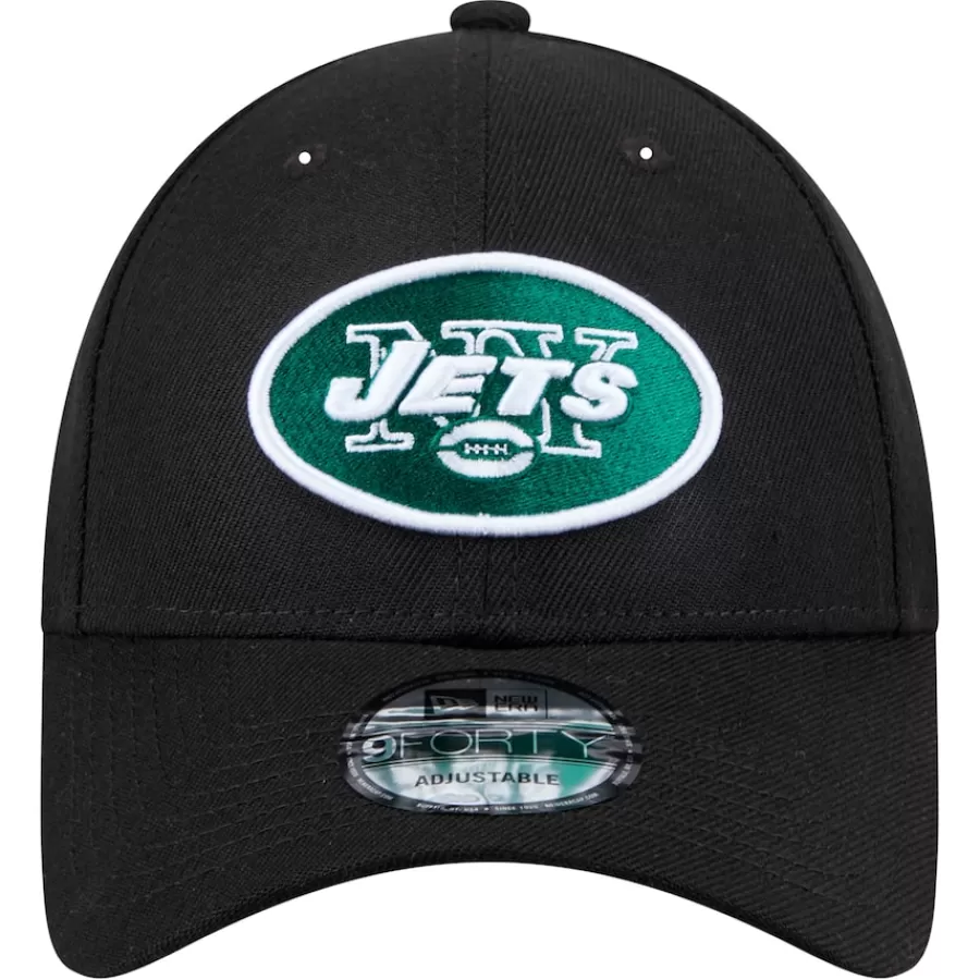 New York Jets Hats | Men^Men's New Era Black The League 9FORTY Adjustable Hat