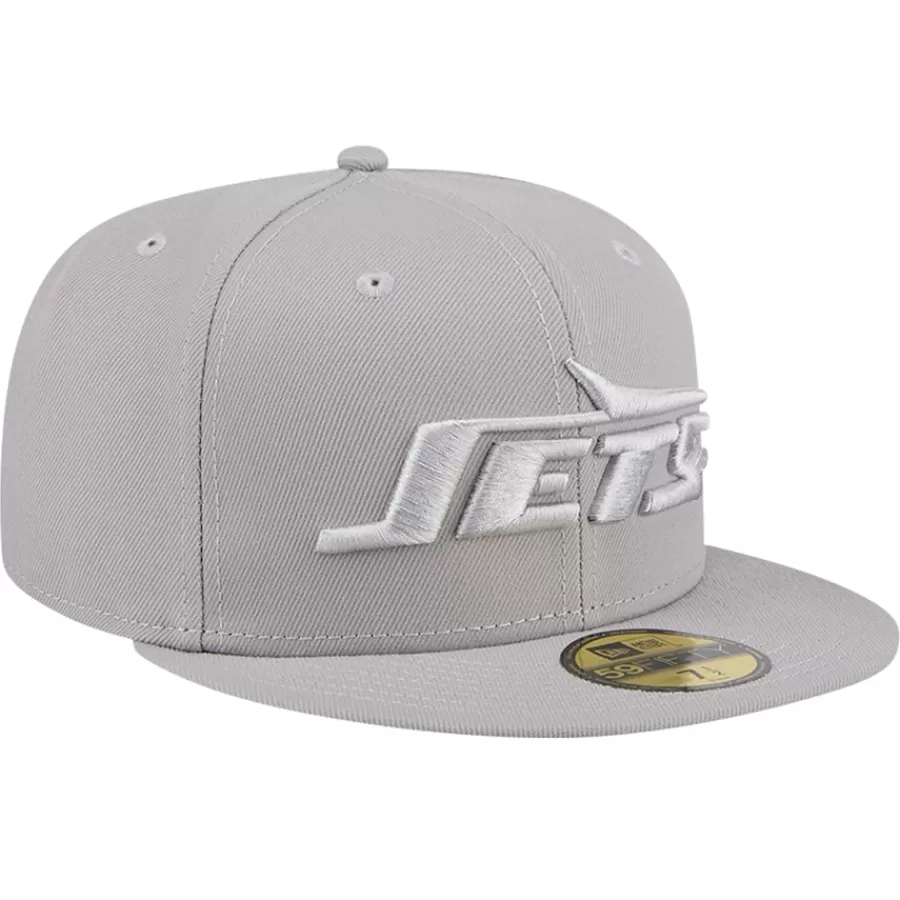 New York Jets Fitted^Men's New Era Gray Color Pack 59FIFTY Fitted Hat