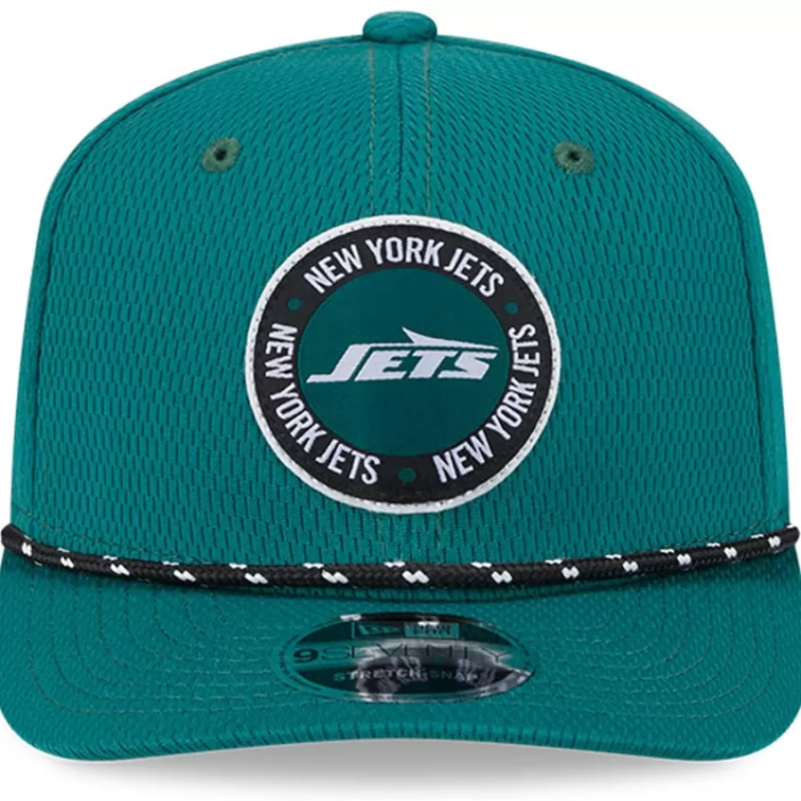 New York Jets Hats | Men^Men's New Era Green 2024 Sideline 9SEVENTY Stretch-Snap Hat