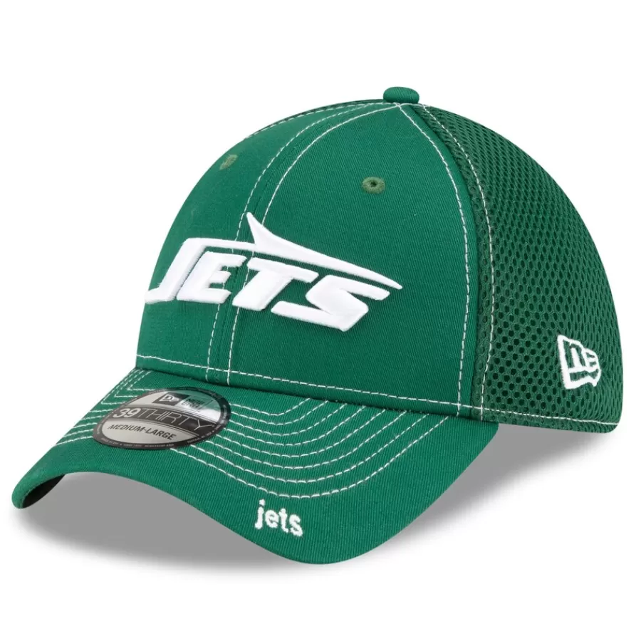 New York Jets Flex^Men's New Era Green NFL Neo 39THIRTY Flex Hat