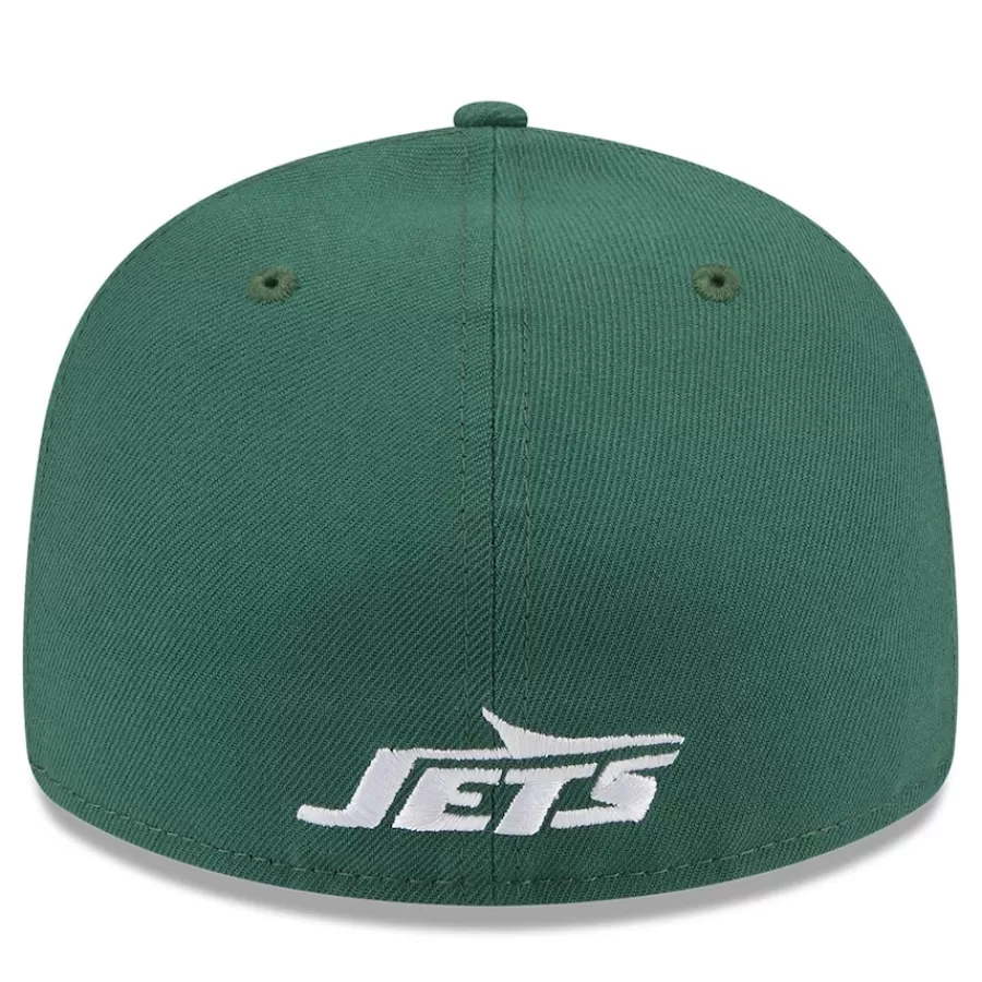 New York Jets Fitted^Men's New Era Green Omaha Low Profile 59FIFTY Fitted Hat