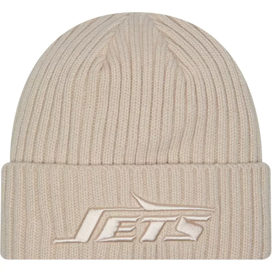 New York Jets Hats | Men^Men's New Era Stone Color Pack Cuffed Knit Hat