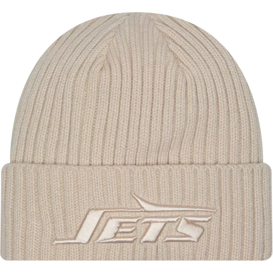 New York Jets Hats | Men^Men's New Era Stone Color Pack Cuffed Knit Hat