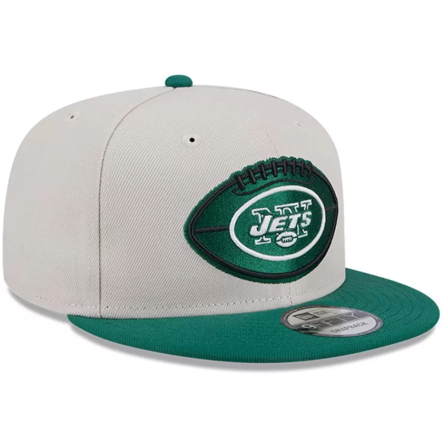 New York Jets Snapback^Men's New Era Stone/Green 2024 Sideline Historic 9FIFTY Snapback Hat