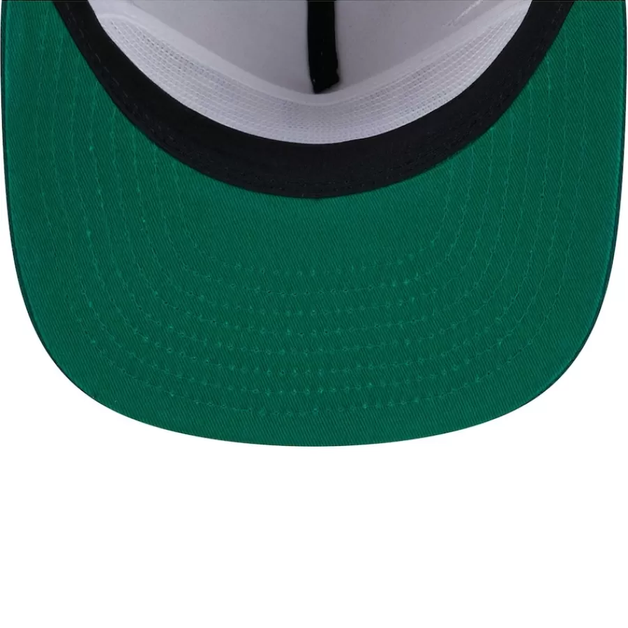 New York Jets Snapback^Men's New Era Stone/Green Athletic Golfer Snapback Hat
