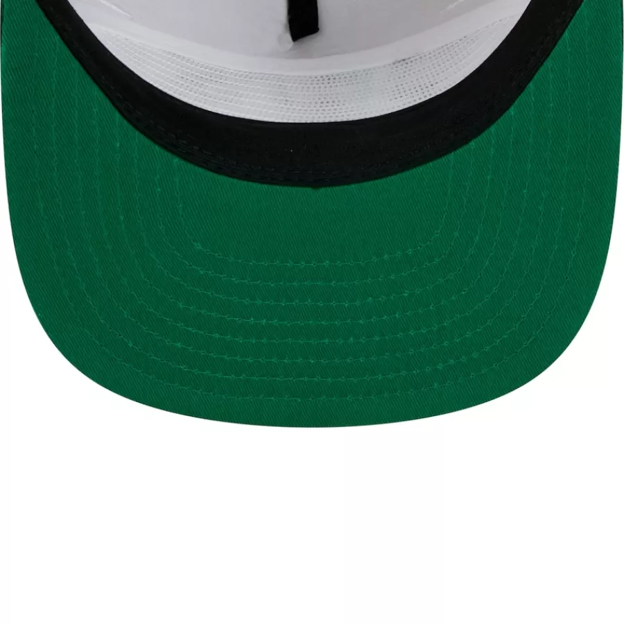 New York Jets Snapback^Men's New Era Stone/Green Athletic Golfer Snapback Hat