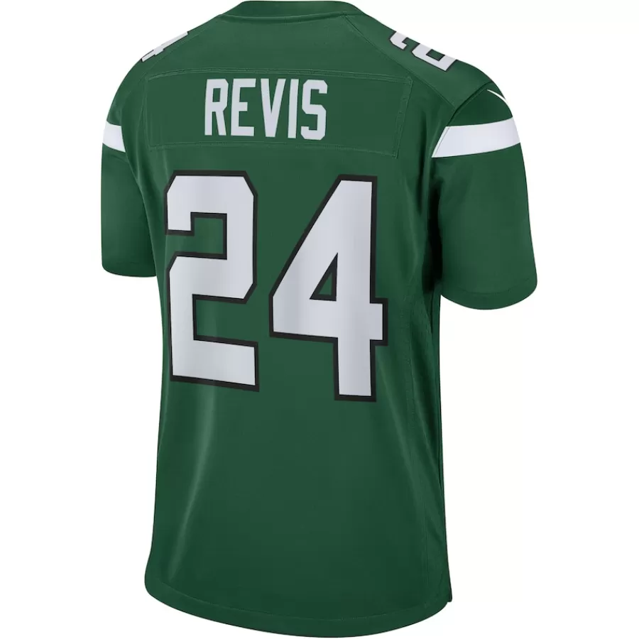 New York Jets Replica | Throwback^Men's Nike Darrelle Revis Gotham Green Retired Player Game Jersey