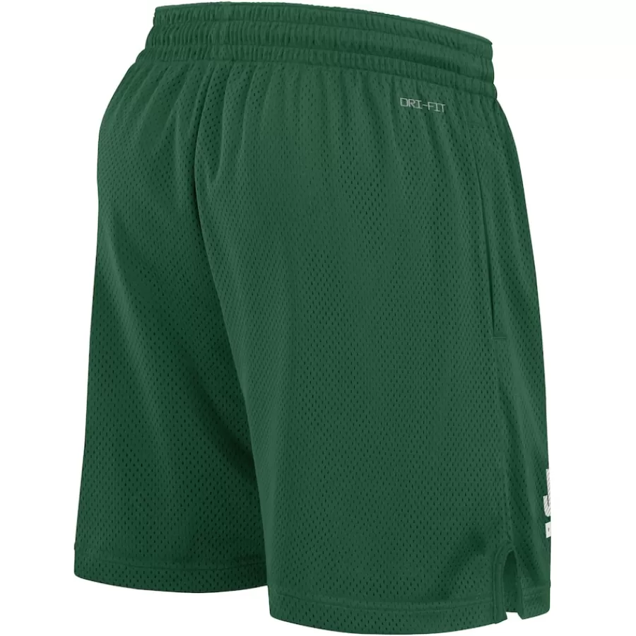 New York Jets Shorts & Pants^Men's Nike Green 2024 Sideline Performance Mesh Shorts