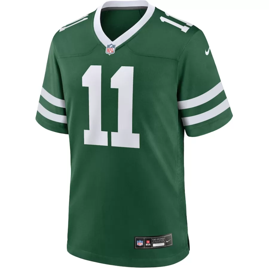 New York Jets Nike Game^Men's Nike Jermaine Johnson II Legacy Green Game Jersey