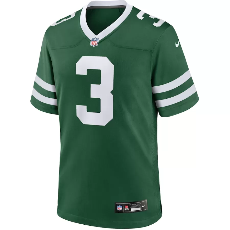 New York Jets Nike Game^Men's Nike Jordan Travis Legacy Green Team Game Jersey