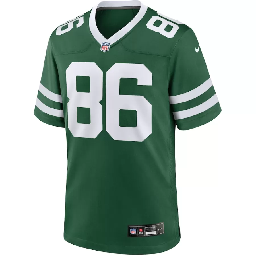 New York Jets Nike Game^Men's Nike Malik Taylor Legacy Green Team Game Jersey