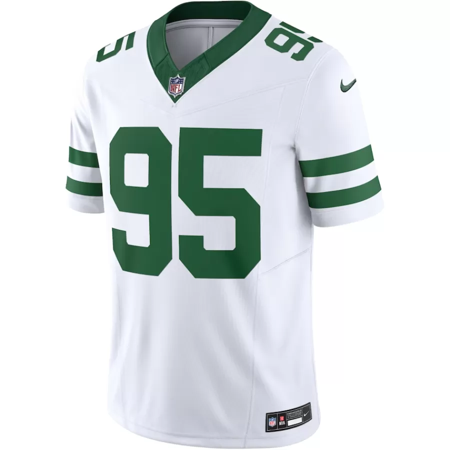 New York Jets Jerseys | Men^Men's Nike Quinnen Williams Legacy White Vapor F.U.S.E. Limited Jersey