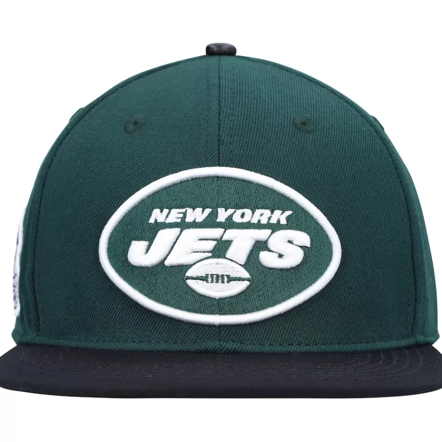 New York Jets Snapback^Men's Pro Standard Green/Black 2Tone Snapback Hat