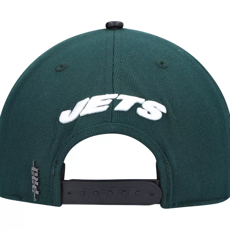 New York Jets Snapback^Men's Pro Standard Green/Black 2Tone Snapback Hat