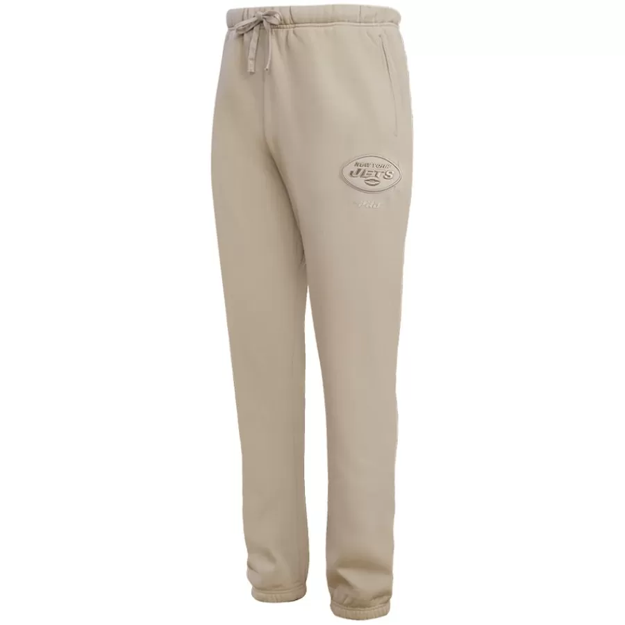 New York Jets Shorts & Pants^Men's Pro Standard Tan Fleece Sweatpants