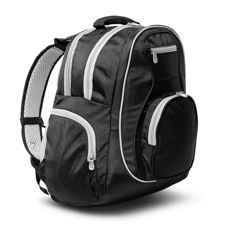 New York Jets Travel | School Supplies^MOJO Black/Gray Premium Color Trim Backpack