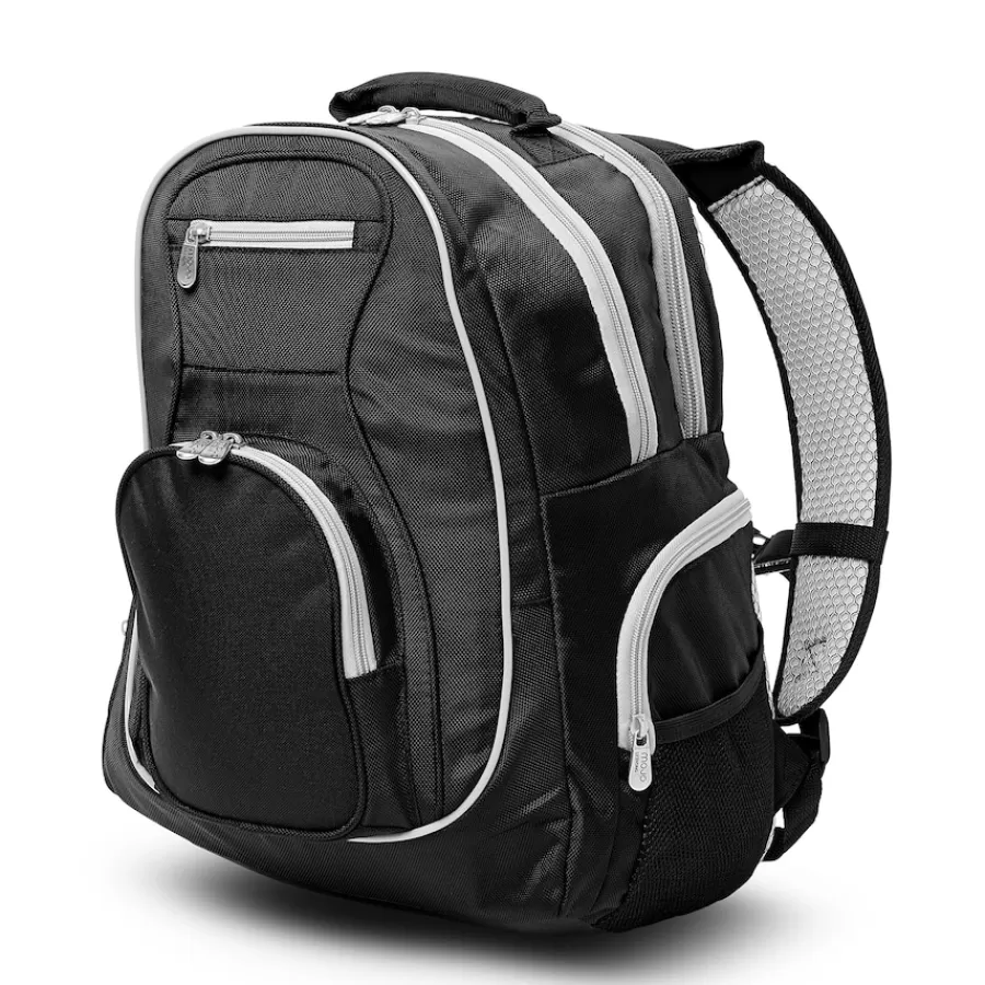 New York Jets Travel | School Supplies^MOJO Black/Gray Premium Color Trim Backpack