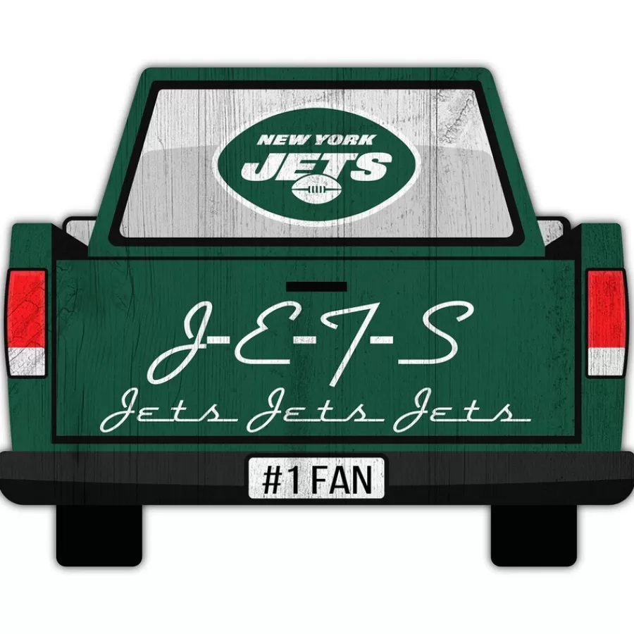 New York Jets Wall Art | Wall Art^ 12'' X 12'' Truck Back Décor