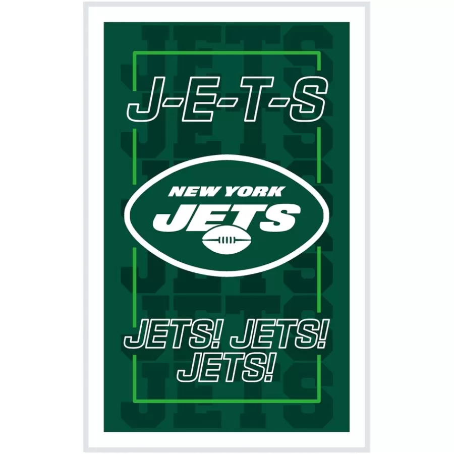 New York Jets Lighting^ 14" X 22" Neolite LED Rectangle Wall Sign