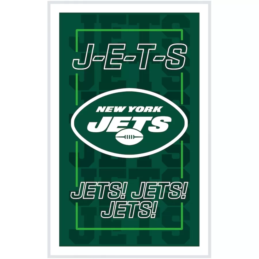 New York Jets Lighting^ 14" X 22" Neolite LED Rectangle Wall Sign