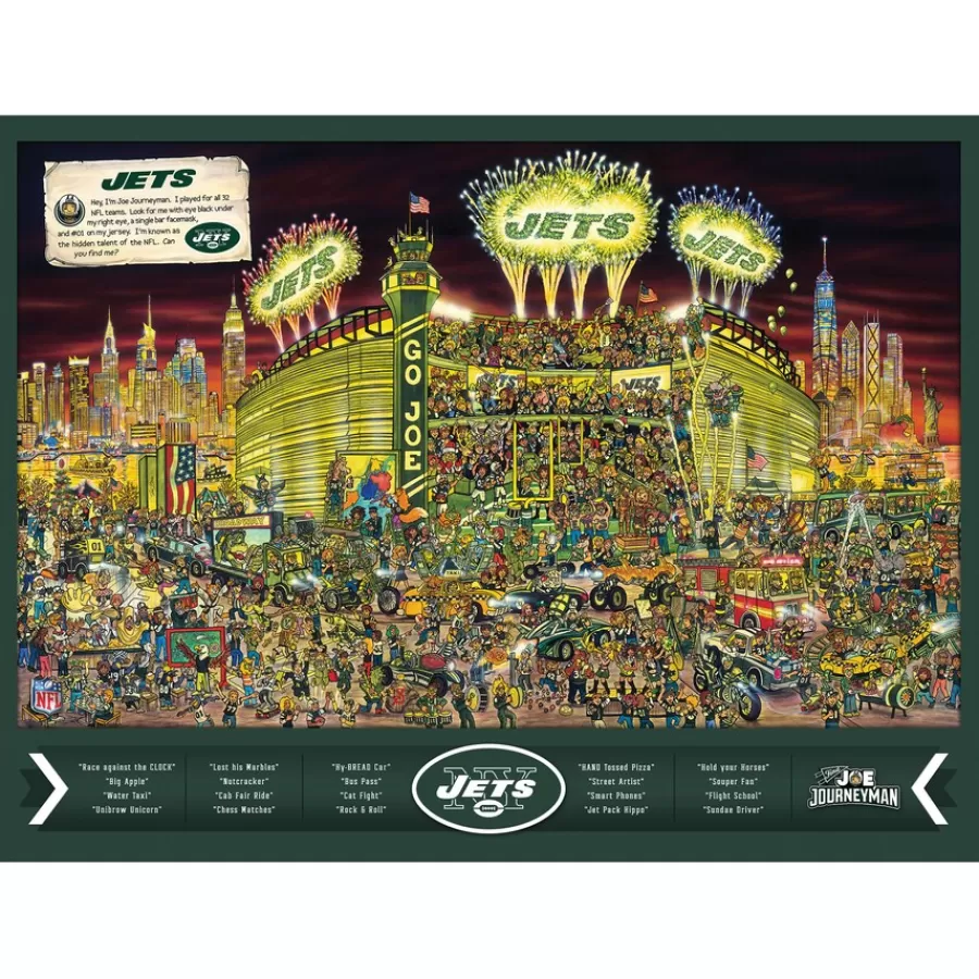 New York Jets Toys & Outdoor Games | Toys & Games^ 500-Piece Joe Journeyman Puzzle