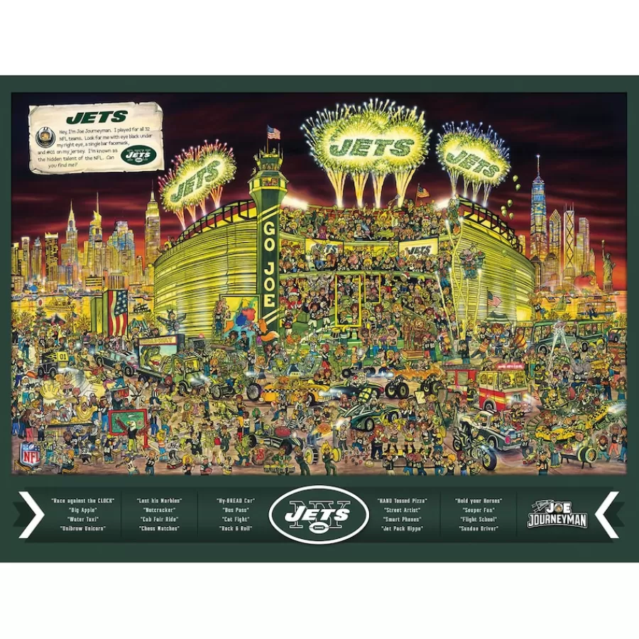 New York Jets Toys & Outdoor Games | Toys & Games^ 500-Piece Joe Journeyman Puzzle