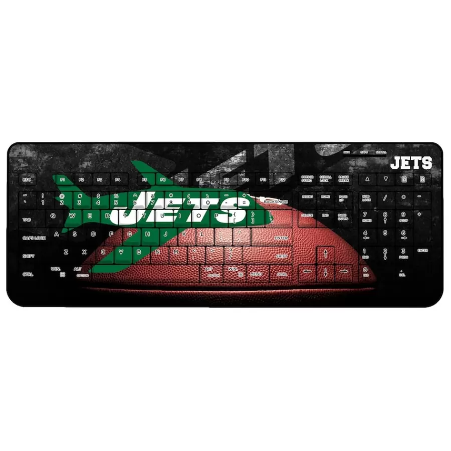 New York Jets Office Accessories^ Legendary Design Wireless Keyboard