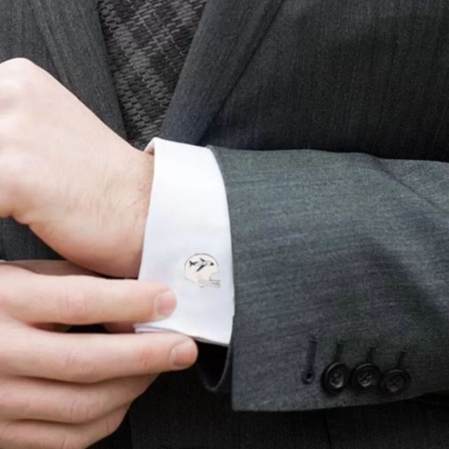 New York Jets Accessories | Jewelry^ Silver-Plated Team Logo Cufflinks