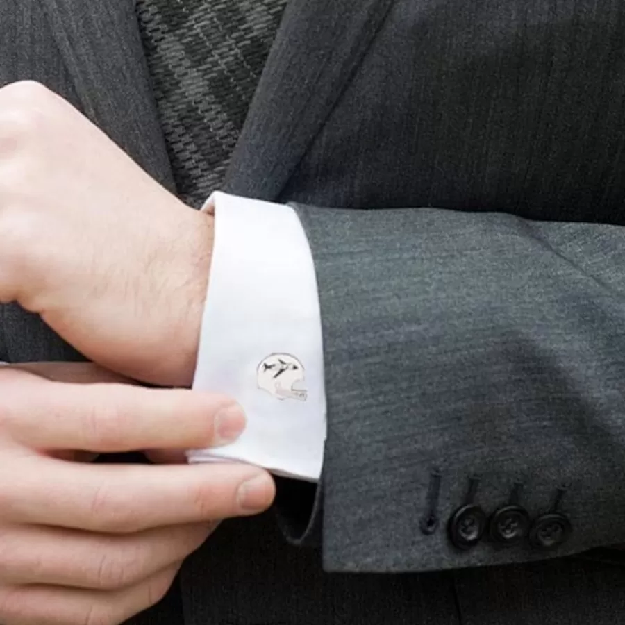 New York Jets Accessories | Jewelry^ Silver-Plated Team Logo Cufflinks