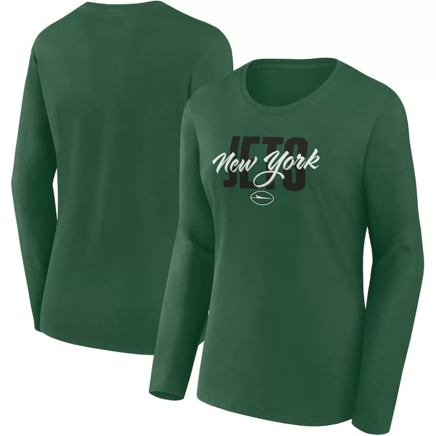 Women New York Jets T-Shirts | Women^Women's Green Grip Long Sleeve T-Shirt