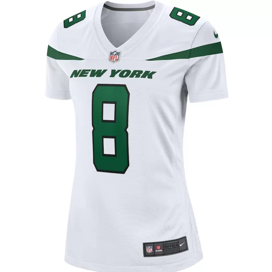Women New York Jets Jerseys | Women^Women's Nike Aaron Rodgers White Player Jersey