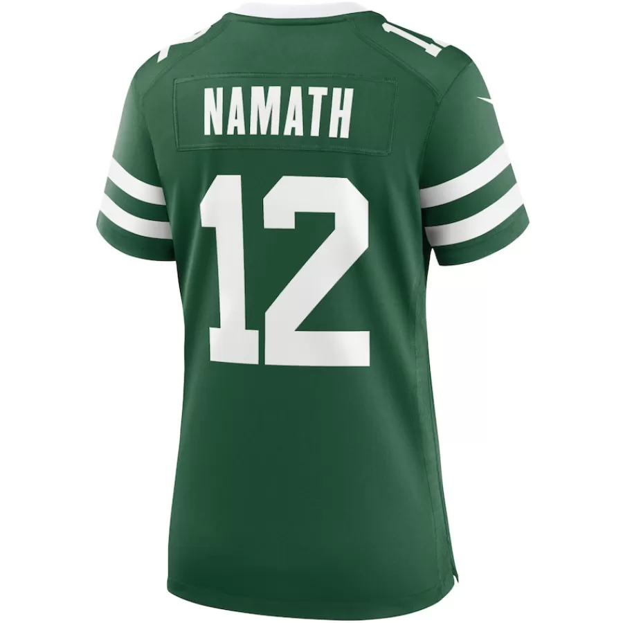 Women New York Jets Jerseys | Women^Women's Nike Joe Namath Legacy Green Retired Player Game Jersey