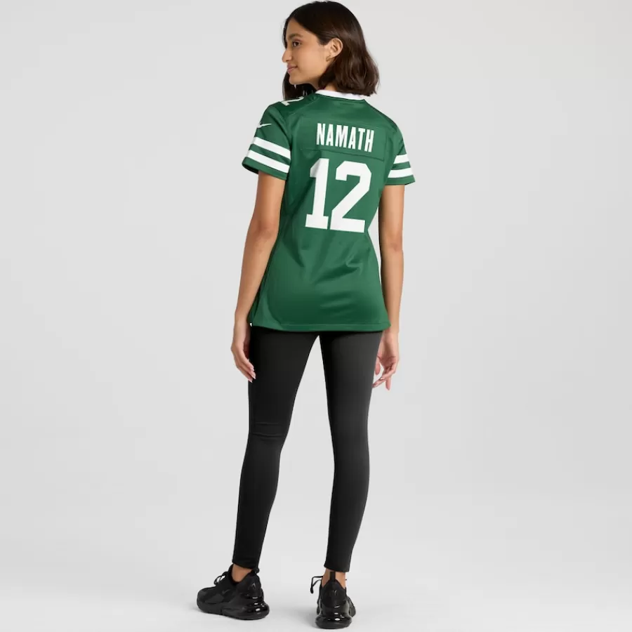 Women New York Jets Jerseys | Women^Women's Nike Joe Namath Legacy Green Retired Player Game Jersey