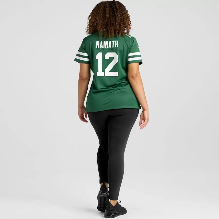 Women New York Jets Jerseys | Women^Women's Nike Joe Namath Legacy Green Retired Player Game Jersey