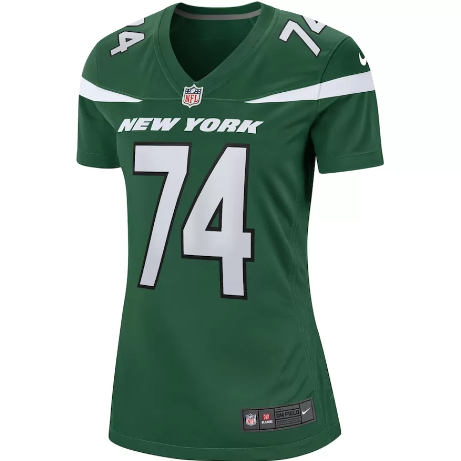 Women New York Jets Jerseys | Women^Women's Nike Nick Mangold Gotham Green Retired Player Jersey