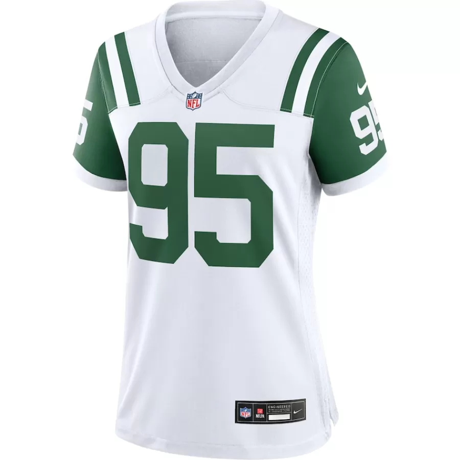 Women New York Jets Jerseys | Women^Women's Nike Quinnen Williams White Classic Alternate Game Jersey