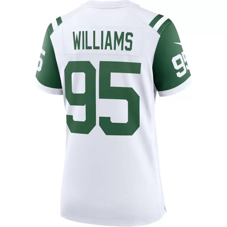 Women New York Jets Jerseys | Women^Women's Nike Quinnen Williams White Classic Alternate Game Jersey