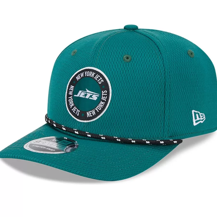 Kids New York Jets Hats | Kids^Youth New Era Green 2024 Sideline 9SEVENTY Adjustable Hat