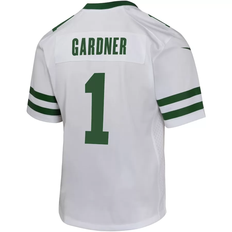 Kids New York Jets Jerseys | Kids^Youth Nike Ahmad Sauce Gardner Legacy White Game Jersey